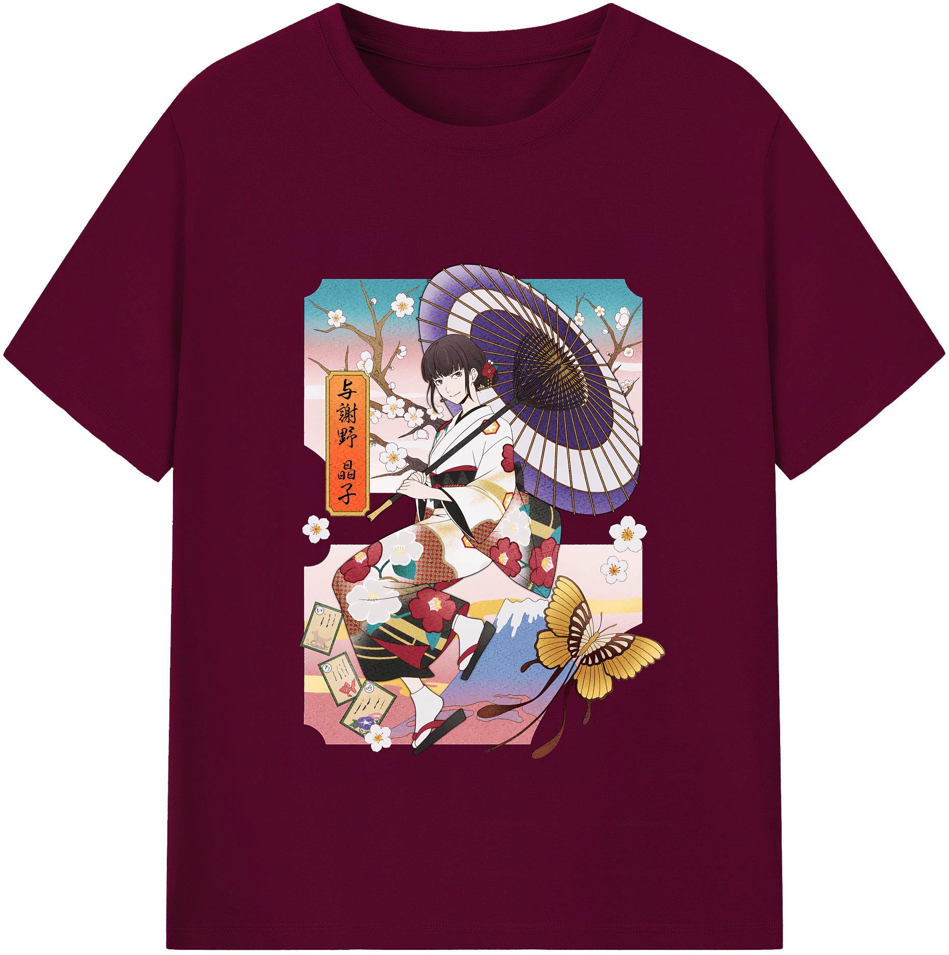 （画像用） 文豪ストレイドッグス Bungo Stray Dogs レディースカジュアルプリントTシャツ（綿100％）